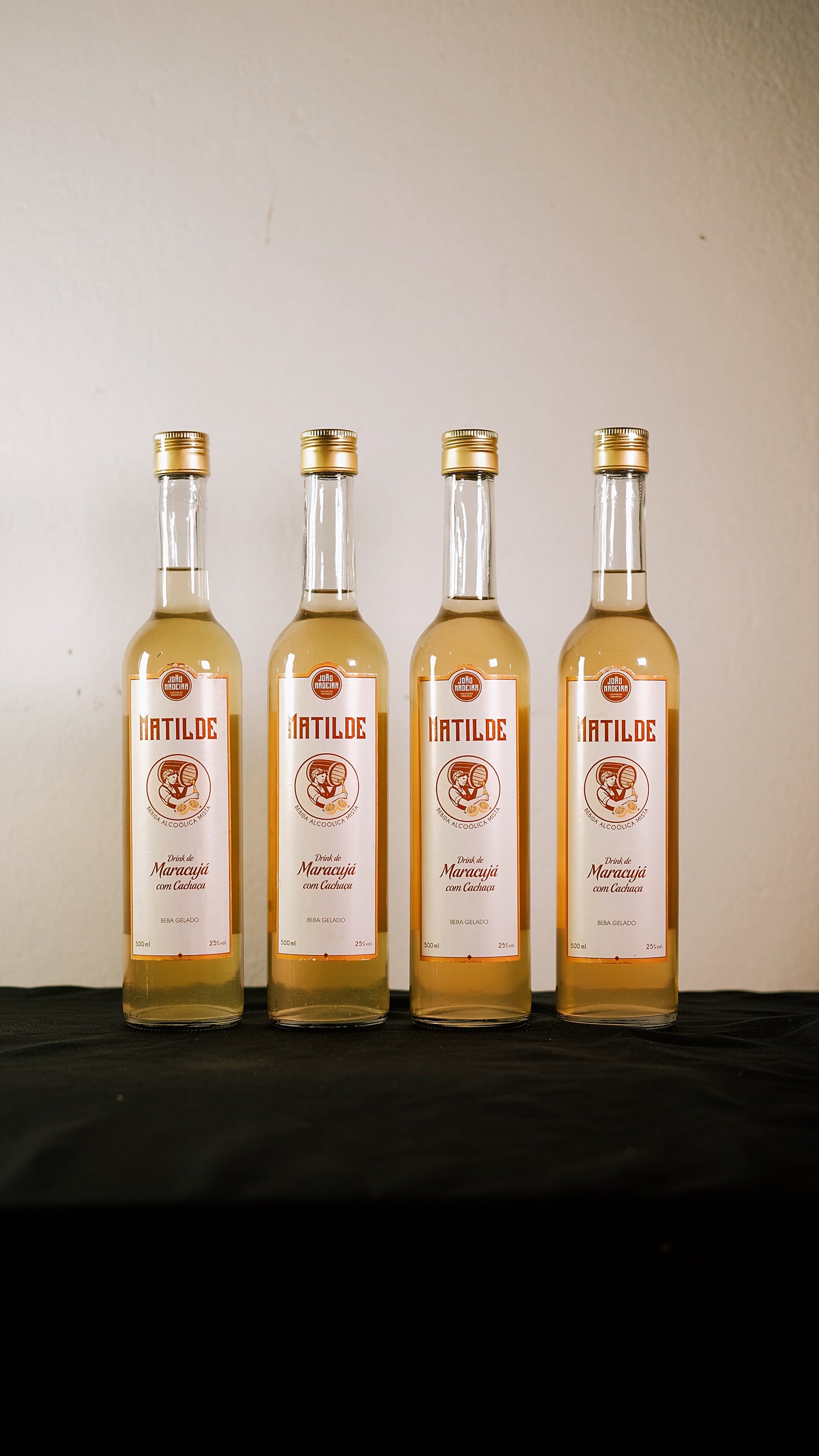 Kit 4 Garrafas Matilde Maracujá 500ml