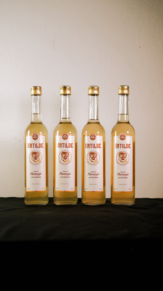 Kit 4 Garrafas Matilde Maracujá 500ml